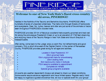 Tablet Screenshot of pineridgexc.com